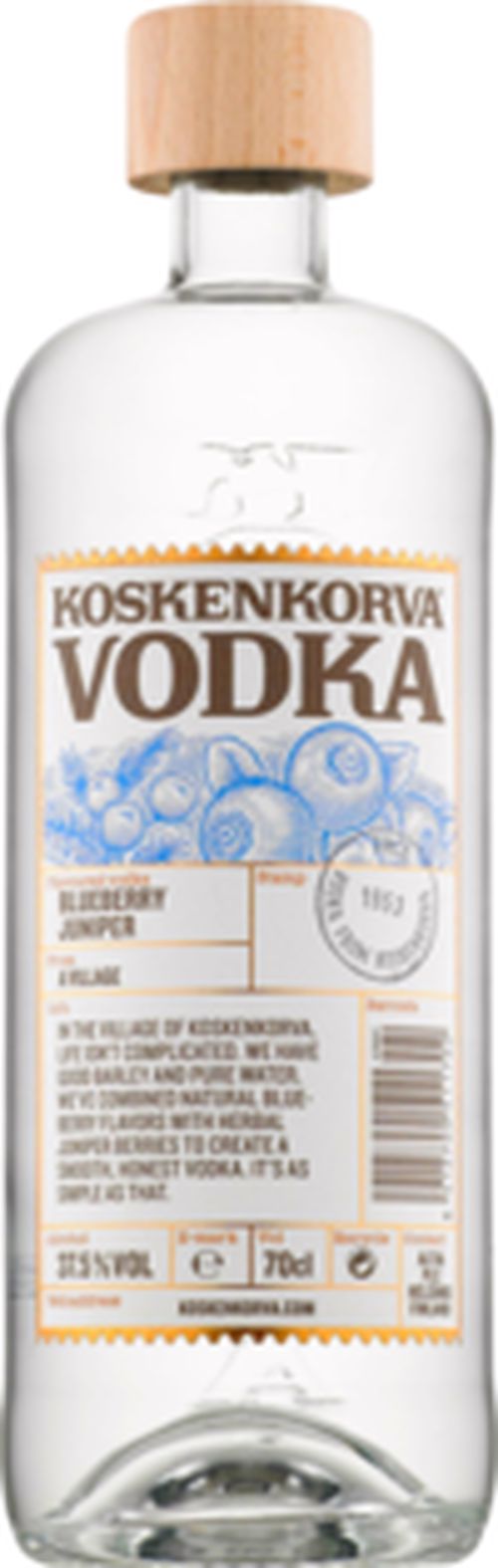 Koskenkorva Blueberry Juniper 37,5% 0,7L