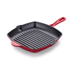 Öntöttvas grill serpenyő Blacksmith's, 27 cm