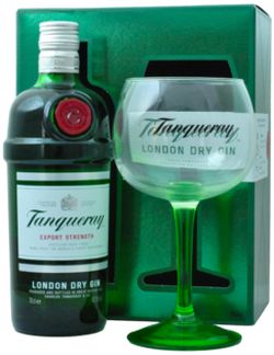 Tanqueray + 1 Pohárral 43,1% 0,7L