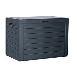 Woodebox kerti tárolódoboz, antracit, 190 l, 78 cm