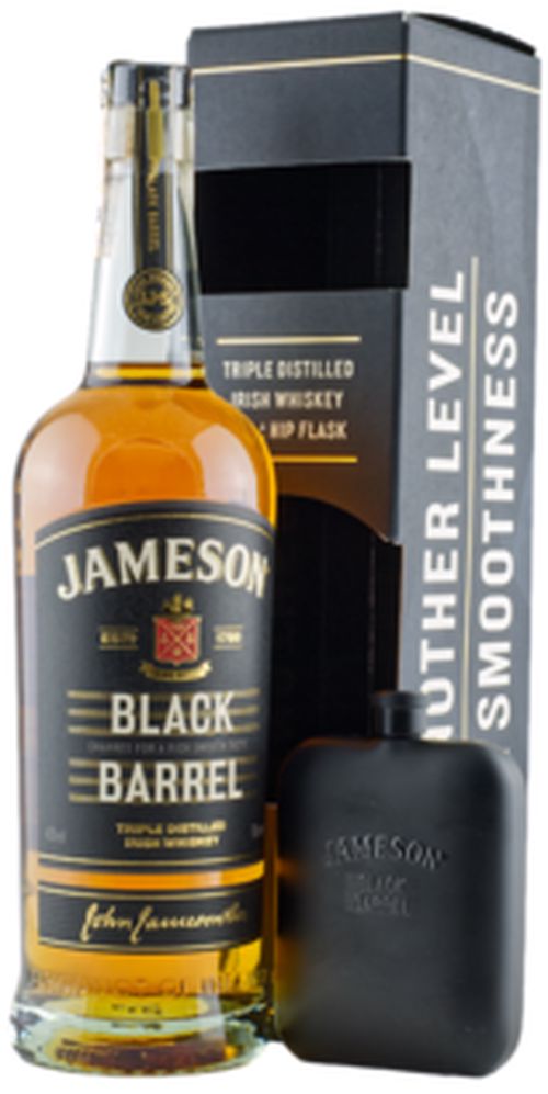 Jameson Black Barrel + fémkulacs 40% 0,7L