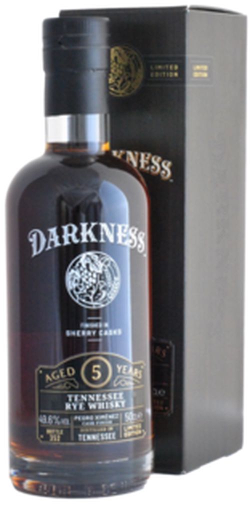 Darkness 5YO Tennessee Rye Pedro Ximenez Cask Finish 49,6% 0,5L