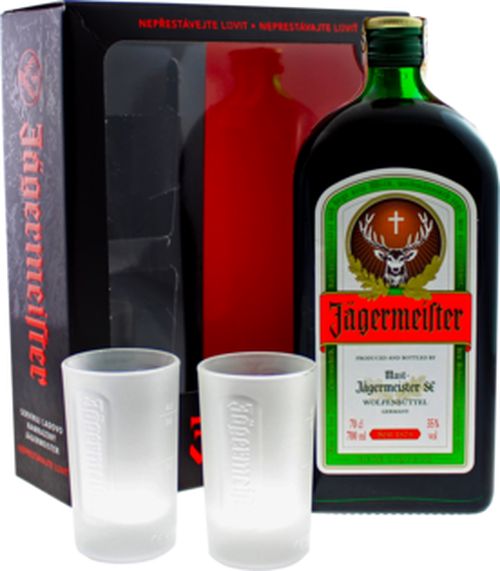 Jägermeister + 2 pohárral 35% 0,7L