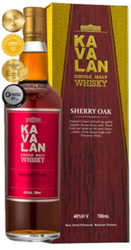 Kavalan Sherry Oak 46% 0,7L