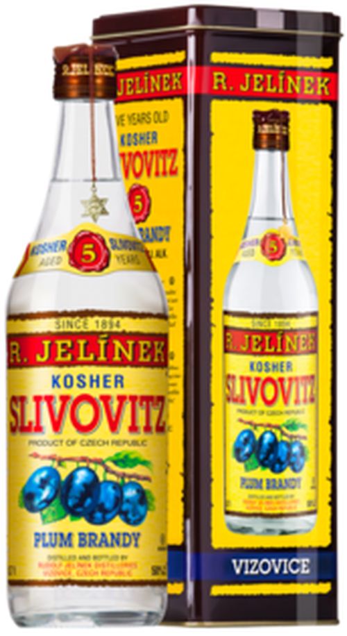 R. Jelínek Slivovitz 5YO Kosher Bílá 50% 0,7L