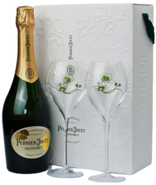 Perrier ~ Jouët Grand Brut + 2 pohárral 12% 0,75L