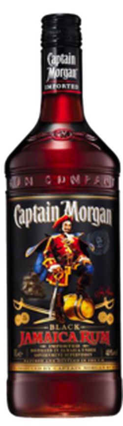 Captain Morgan Jamaica Rum 40% 1,0L