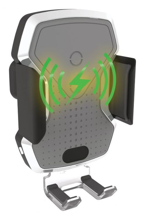 Compass Telefontartó Luke-X vezetéknélküli töltés ezüst