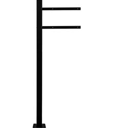 STILISTA Postaláda állvány 120 cm fekete