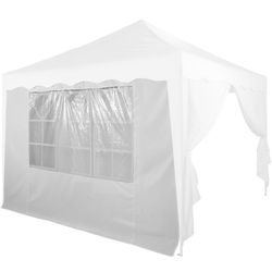 Pavilon oldalfal INSTENT® ablakkal 3 x 3 m Fehér