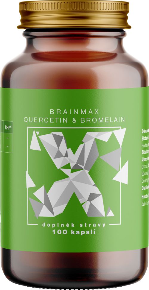 BrainMax Quercetin & Bromelain, Quercetin és Bromelain, 100 növényi kapszula