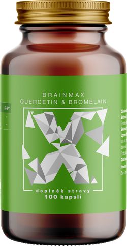 BrainMax Quercetin & Bromelain, Quercetin és Bromelain, 100 növényi kapszula