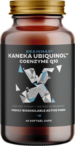 BrainMax koenzim Q10, Ubiquinol, Kaneka, 100 mg, 60 db lágyzselé kapszula