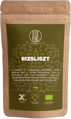 BrainMax Pure Rizsliszt, gluténmentes BIO, 1 kg