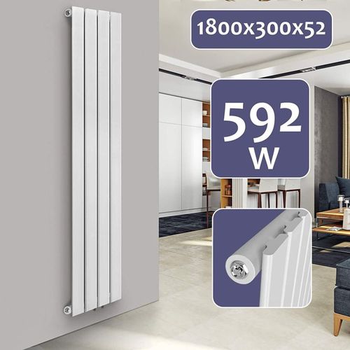 AQUAMARIN Radiátor vertikális 1800 x 300 x 52 mm 592 W