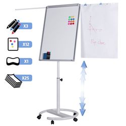 JAGO Flipchart tábla FLCH-RO01 60 x 90 cm