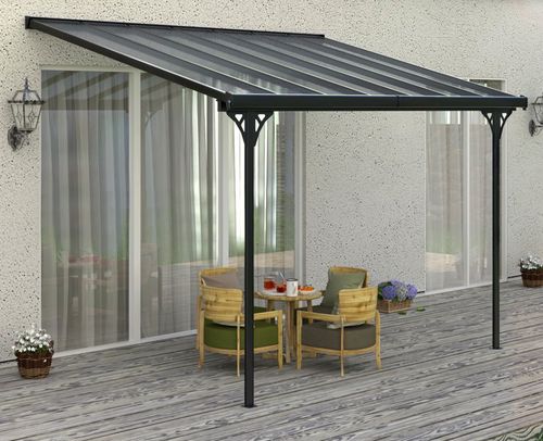 ROJAPLAST Napellenző pergola BRUCE F Átlátszó 436 x 305 cm