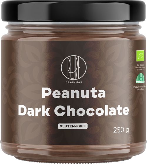 BrainMax Pure Peanuta, étcsokoládé, 250 g
