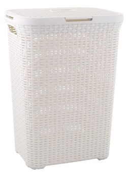 CURVER Szennyestartó kosár STYLE RATTAN 60L Cream