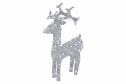 NEXOS Karácsonyi rénszarvas világító 100 cm hideg fehér