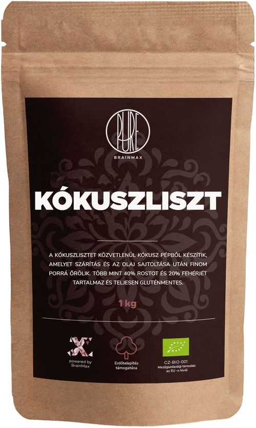 BrainMax Pure kókuszliszt BIO, 1 kg