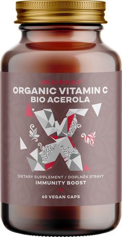 BrainMax Organic C vitamin BIO Acerola, C-vitamin az Acerolából, 60 db növényi kapszula