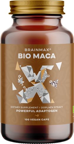 BrainMax BIO Maca, 740 mg, 100 db növényi kapszula