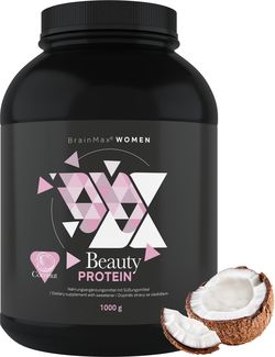 BrainMax Women Beauty Protein, fehérje nőknek kollagénnel, keratinnal és vitaminokkal, 1000 g