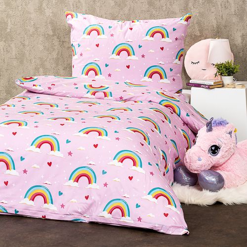 4Home Rainbow gyerek pamut ágyneműhuzat