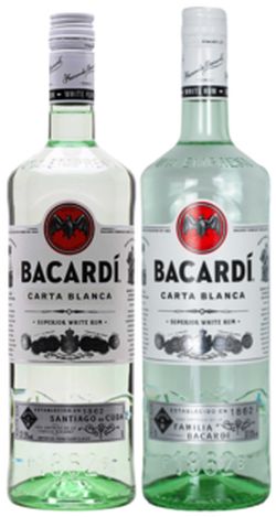 Bacardí Carta Blanca 37,5% 1,0L