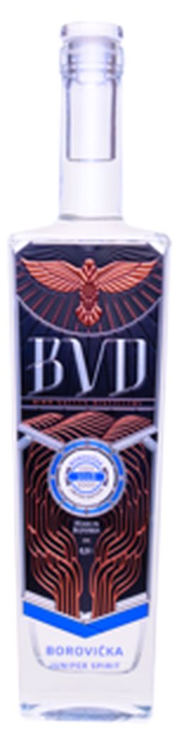 BVD Borovička 40% 0,5L