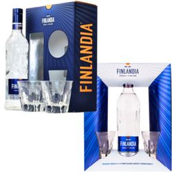 Finlandia + 2 pohárral 40% 0,7L