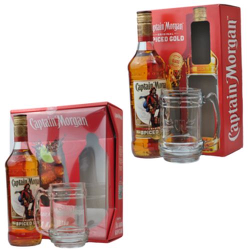 Captain Morgan Spiced Gold + Korsó 35% 0,7L