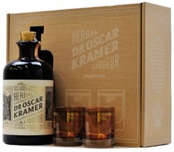 Dr. Oscar Kramer + 2 pohárral 36% 0,5L