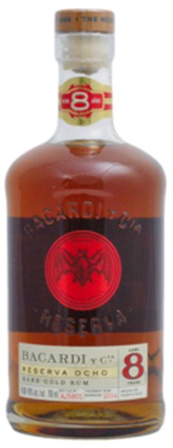 Bacardí 8YO Reserva Ocho 40% 0,7L