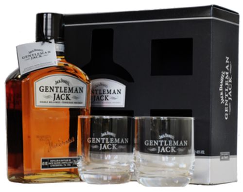 Jack Daniels Gentleman Jack +2 pohárral 40% 0,7L