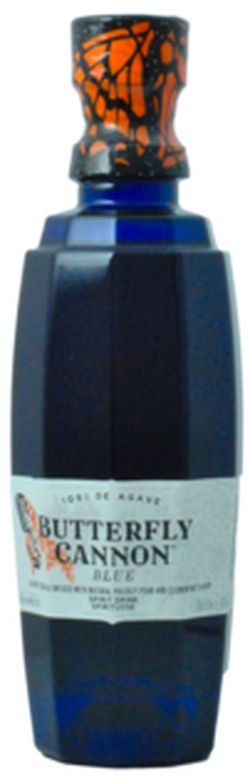 Butterfly Cannon Blue Tequila Silver 100% de Agave 40% 0,5L