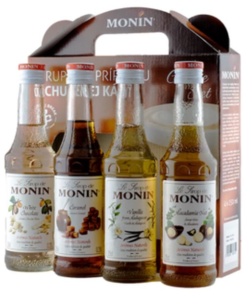 Le Sirop de Monin Coffee Set 4 x 0,25L